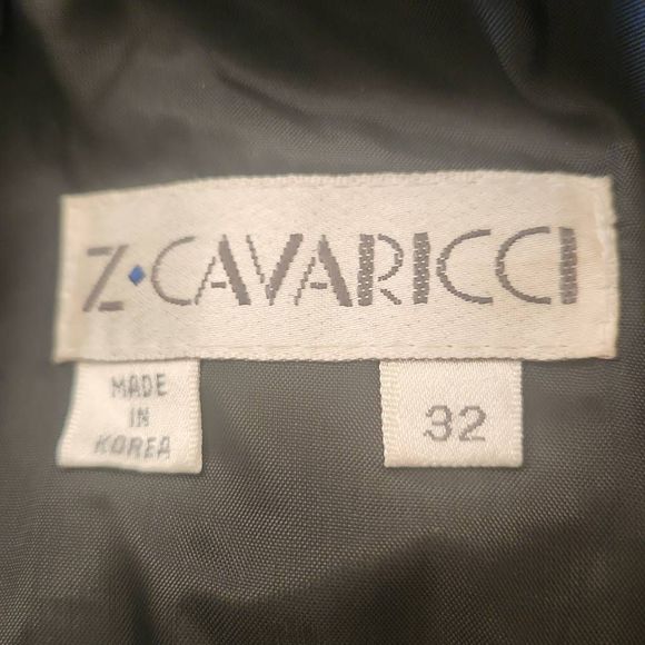 Z. Cavaricci Vintage Black Leather Pants, Iconic Silhouette, Pleats,  Pockets, - Picture 7 of 8